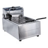 Omcan - 220 V Single Table Top Electric Fryer - 39371