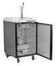 Omcan - 6.5 Cu.Ft. Single Solid Door Beer Bottle Dispenser With One Tap - 50066