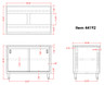 Omcan - 30" X 48" Stainless Steel Worktable With Cabinets And Sliding Door - 44192