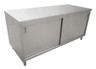 Omcan - 30" X 48" Stainless Steel Worktable With Cabinets And Sliding Door - 44192