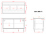 Omcan - 30" X 60" Stainless Steel Worktable With Cabinets And Sliding Doors - 44193