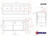 Omcan - 30" X 72" Worktable With Cabinet, Drawers, And Sliding Doors - 45286