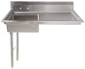 Omcan - 48" Left Side Under Counter Dish Table - 40189