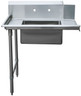 Omcan - 36" Left Side Soiled Dish Table With Sink - 28482