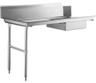 Omcan - 48" Left Side Soiled Dish Table With Sink - 28484
