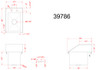 Omcan - 10" X 14" X 10" Stainless Steel Single Drop In Sink With 6" Left-Back-Right Splash - 39786