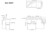 Omcan - 18" X 18" X 11" Two Tub Sink With 1.8" Corner Drain And Right Drain Board - 25251
