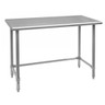 Omcan - 24" X 24" Stainless Steel Worktable With Leg Brace And Open Base - 28628