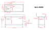 Omcan - 24" X 60" All Stainless Steel Table With Left Sink And 6" Backsplash - 44259