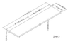 Omcan - 24" X 84" Stainless Steel Undershelf For 26044 All Stainless Steel Worktable - 21613