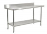 Omcan - 24" X 24" Stainless Steel Work Table With 4" Backsplash - 22078