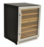 Omcan - Dual Zone Wine Cooler With 40 Bottle Capacity And Stainless Steel Door - 45260
