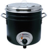 Omcan - 11 Qt Black Retro Stock Pot Kettle - 44392