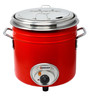 Omcan - 11 Qt Red Retro Stock Pot Kettle - 44426