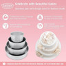 Crown - 9" x 2" Aluminum Cake Pan - 209