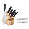 Zwilling - Four Star 8 Pc Knives Block Set With Bonus Steak Knives