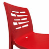 Grosfillex - Essenza Red Stacking Chair