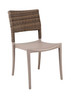 Grosfillex - Java Stacking French Taupe Stacking Side Chair