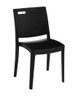 Grosfillex - Metro Black Stacking Side Chair