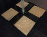 Grosfillex - Black Cross Base for Cantilever Umbrella