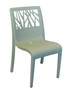 Grosfillex - Vegetal Sage Green Outdoor Stacking Sidechair