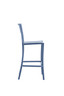 Grosfillex - Vogue Denim Blue Outdoor Stacking Barstool (8 Pack)
