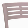 Grosfillex - Vogue French Taupe Outdoor Stacking Sidechair (4 Pack)