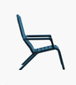 Grosfillex - Westport Barn Blue Outdoor Stacking Adirondack Chair