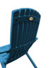 Grosfillex - Westport Barn Blue Outdoor Stacking Adirondack Chair (4 Pack)