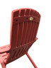 Grosfillex - Westport Barn Red Outdoor Stacking Adirondack Chair (4 Pack)