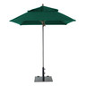 Grosfillex - Windmaster 6.5' Forest Green Recacril® Fabric Square Umbrella