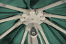 Grosfillex - Windmaster 6.5' Forest Green Recacril® Fabric Square Umbrella