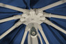 Grosfillex - Windmaster 6.5' Navy Recacril® Fabric Square Umbrella