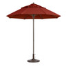 Grosfillex - Windmaster 7.5' Terra Cotta Recacril® Fabric Round Umbrella