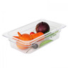 Williams- 1/4 Size Clear Polycarbonate Food Pan - 2.5" Deep
