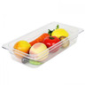 Williams- 1/3 Size Clear Polycarbonate Food Pan - 2.5" Deep