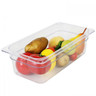 Williams- 1/3 Size Clear Polycarbonate Food Pan - 4" Deep