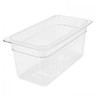 Williams - 1/3 Size Clear Polycarbonate Food Pan - 6" Deep