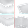 Crown - 8" x 2" Square Aluminum Cake Pan - 2908