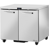 True - Spec Series 36" Stainless Steel Undercounter Refrigerator w/ 2 Solid Swing Doors - TUC-36-HC~SPEC3