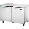 True - Spec Series 48" Stainless Steel Undercounter Refrigerator w/ 2 Solid Swing Doors - TUC-48-HC-SPEC3