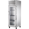 True - Spec Series 27.5" Stainless Steel Heated Cabinet w/ 1 Glass Swing Door - STR1H-1G
