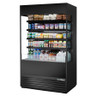True - 48" Black Open Air Refrigerated Merchandiser - TOAM-48GS-HC-NSL01