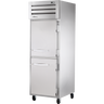 True - Spec Series 27.5" Stainless Steel Refrigerator w/ 2 Solid Half Swing Doors - STG1R-2HS-HC