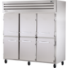 True - Spec Series 78" Stainless Steel Refrigerator w/ 6 Solid Half Swing Doors - STR3R-6HS