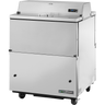 True - 34" Stainless Steel Dual Sided Milk Cooler - TMC-34-S-DS-SS-HC