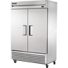 True - T-Series 55" Stainless Steel Refrigerator w/ 2 Solid Swing Doors - T-49-HC