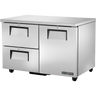 True - 48" Stainless Steel Undercounter Refrigerator w/ 1 Door & 2 Drawers - TUC-48D-2-HC