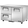 True - 48" Stainless Steel Undercounter Refrigerator w/ 1 Door & 2 Drawers - TUC-48D-2-HC