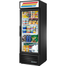 True - 27" Black Refrigerated Merchandiser w/ 1 Glass Door - GDM-23-HC-TSL01